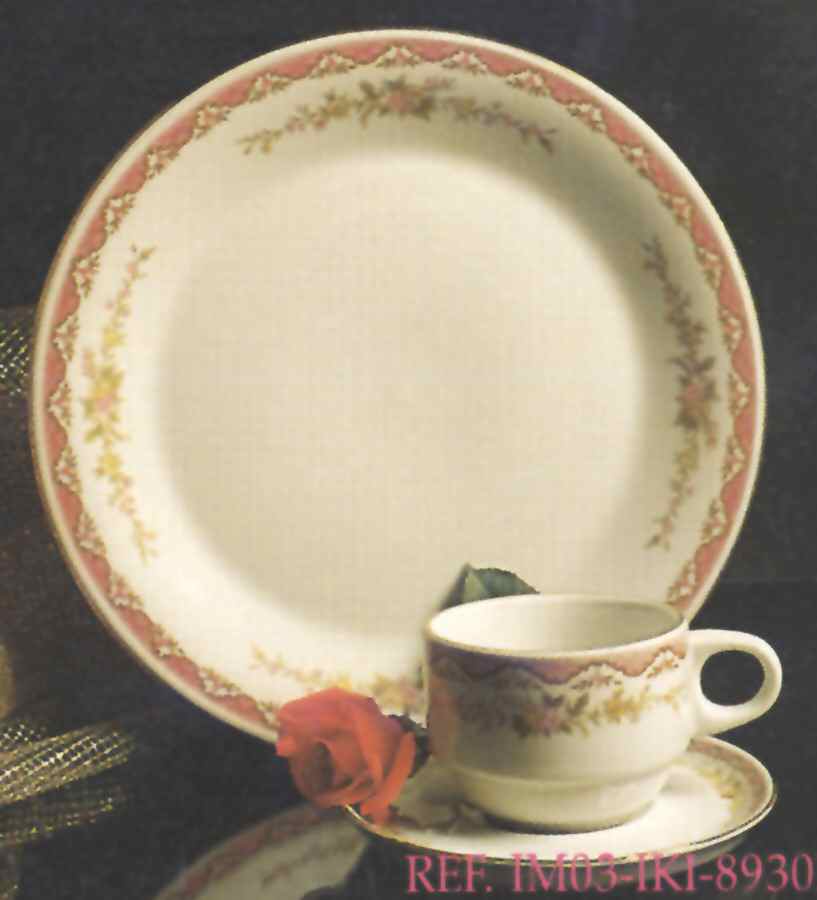 8930P Dinner Plate by Indo Keramik-1