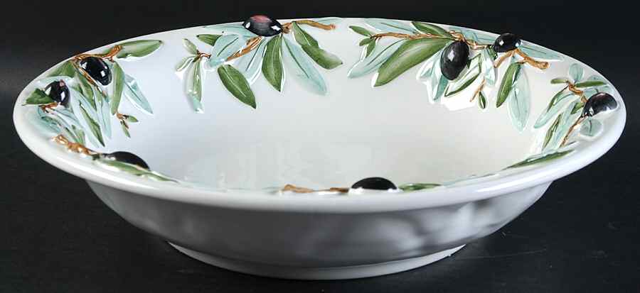 6762-28 12" Large Salad Serving Bowl by Italy-1