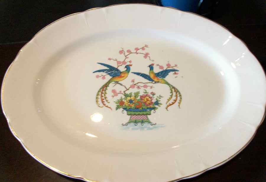 ILL23 12" Oval Serving Platter by Illinois China -1