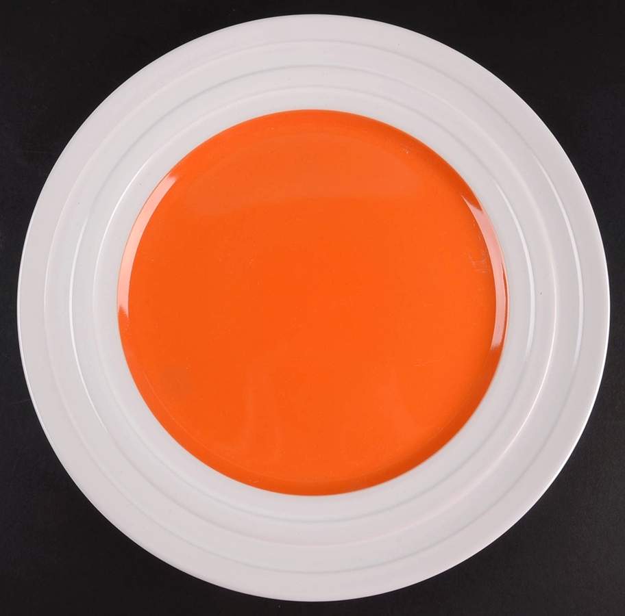Caribbean Color Kumquat (Orange) Dinner Plate by Isaac Mizrahi-1