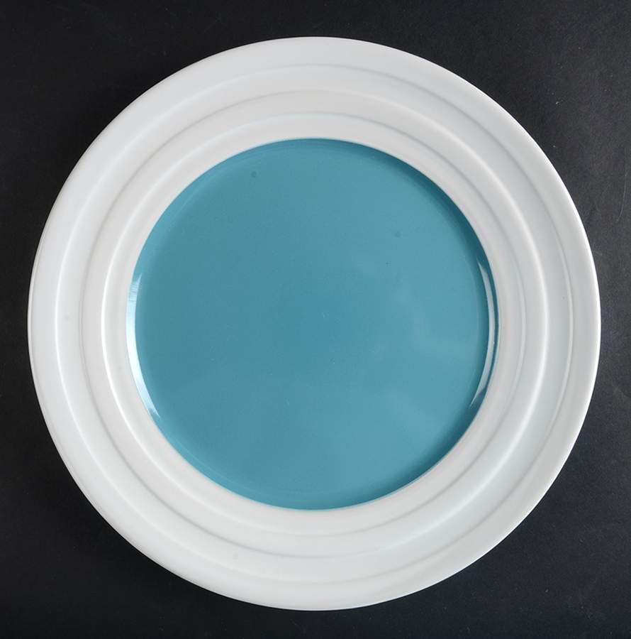 Caribbean Color Blueberry (Blue) Dinner Plate by Isaac Mizrahi-1