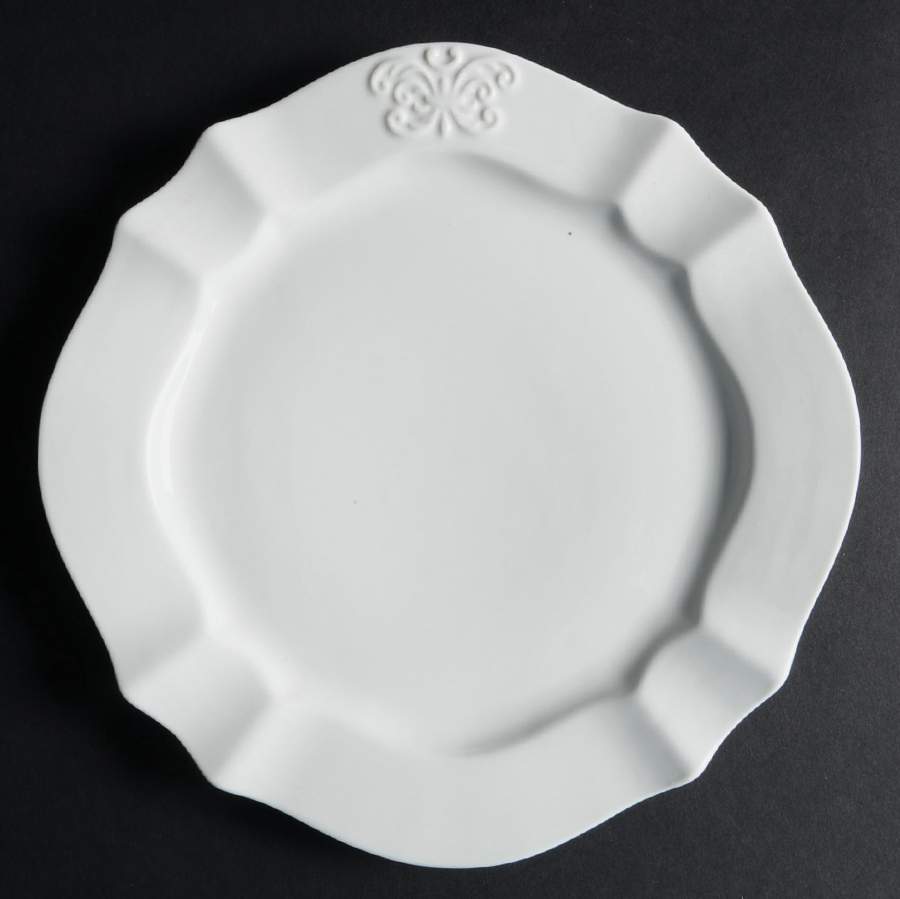 Belle Blanc Salad Plate by Isaac Mizrahi-1
