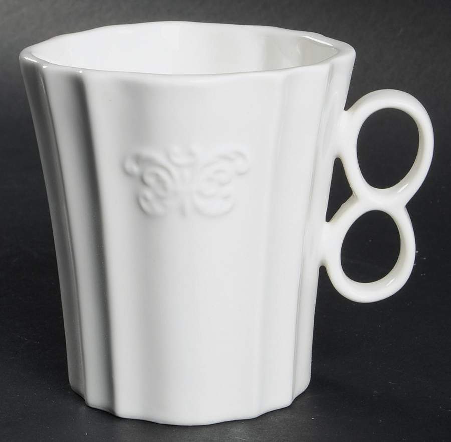 Belle Blanc Mug by Isaac Mizrahi-1