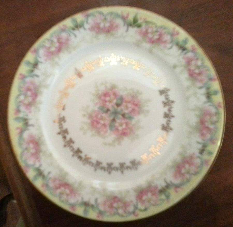IMQ19 Dessert/Pie Plate by Imperial China Austria-1