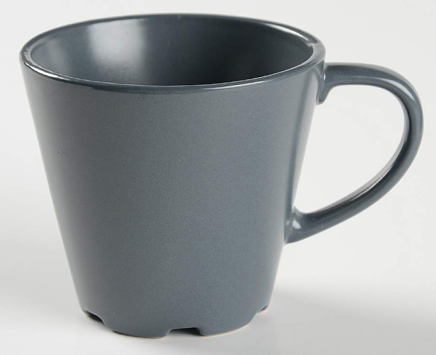 Dinera Dark Gray Flat Cup by Ikea China-1