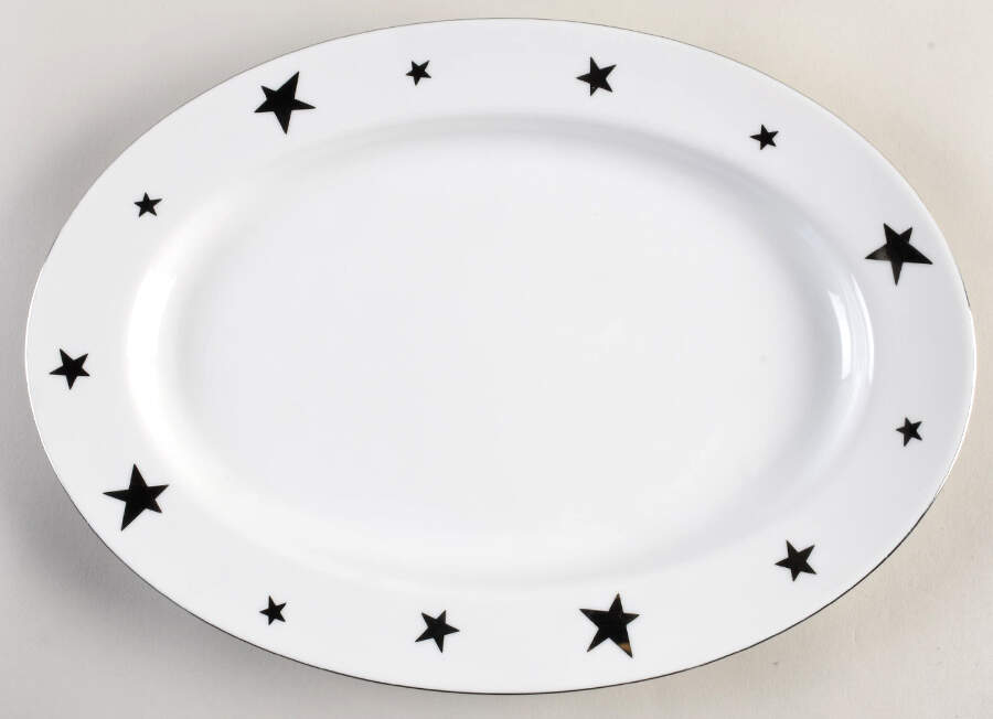 20370 14" Oval Serving Platter by Ikea China-1