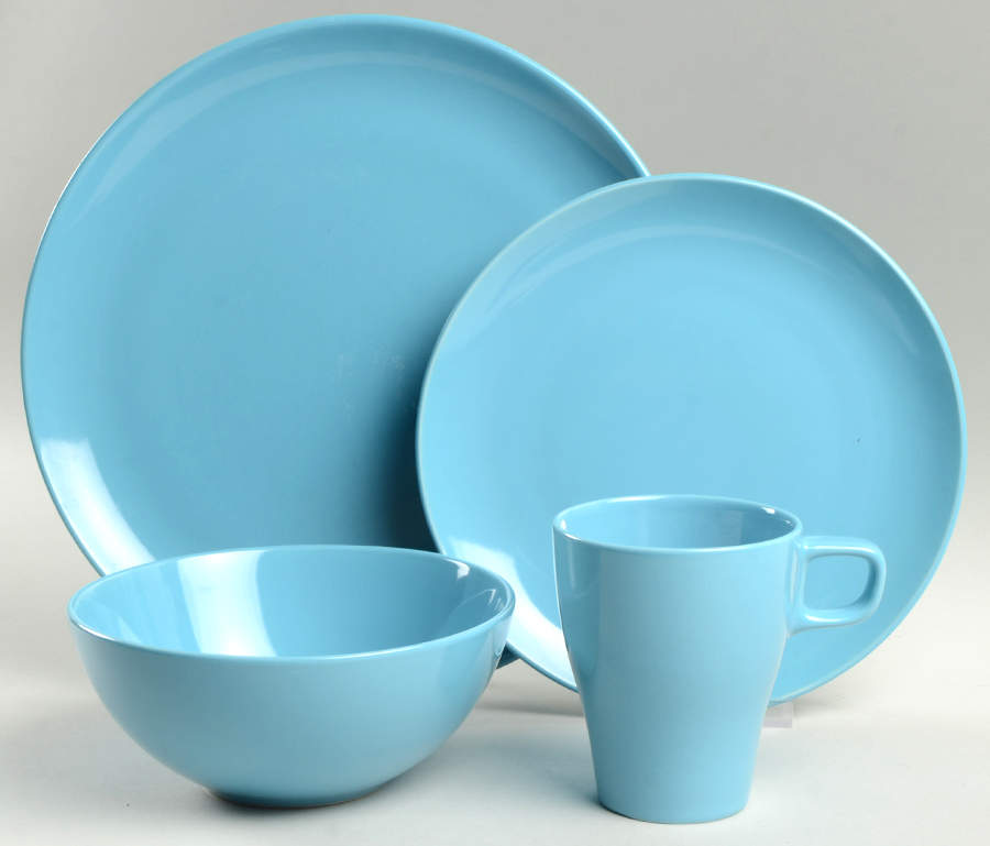 Fargrik Turquoise 4 Piece Place Setting by Ikea China-1