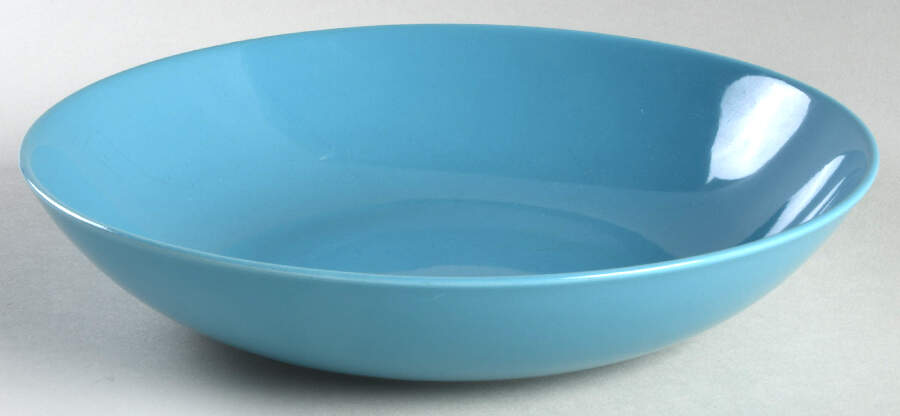 Fargrik Turquoise 9" Soup/Pasta Bowl by Ikea China-1