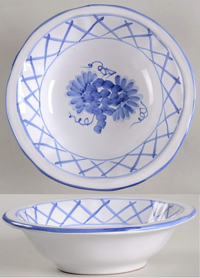 Blue Grape Coupe Cereal Bowl by Italy-1