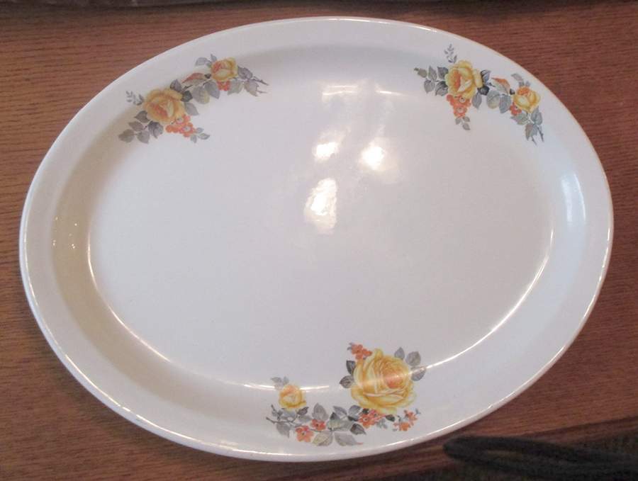 ILL29 12" Oval Serving Platter by Illinois China -1