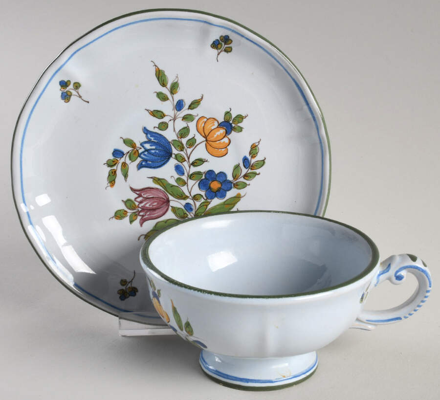 IML6 Footed Cup & Saucer Set by Imolarte (Imola)-1