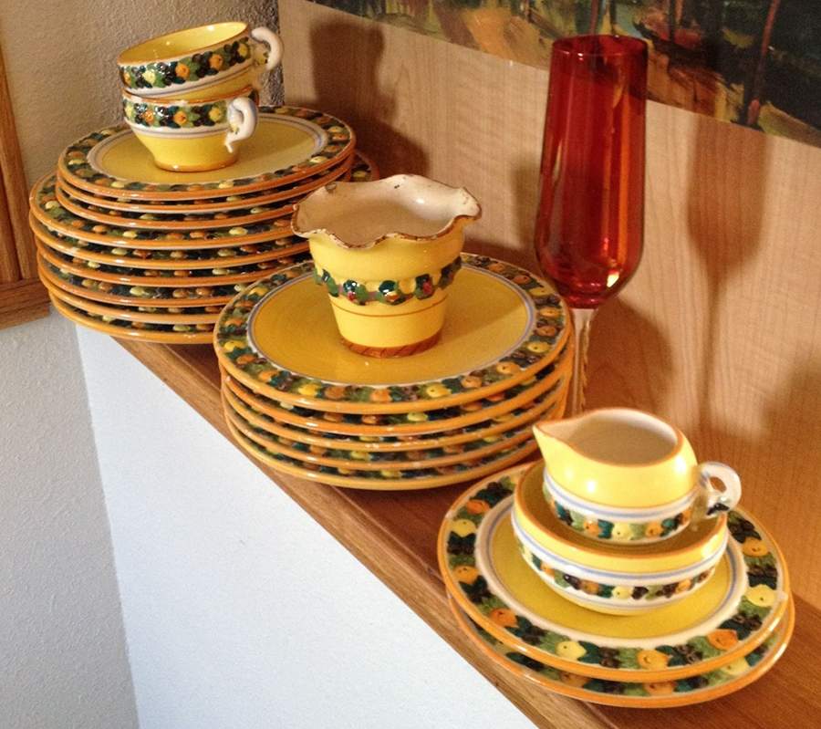 ITY398 Flat Cup & Saucer Set by Italy-1