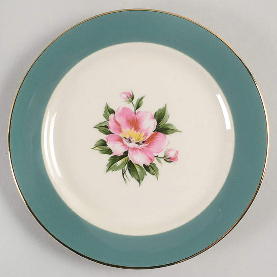 Empire Green Bread & Butter Plate by International-1