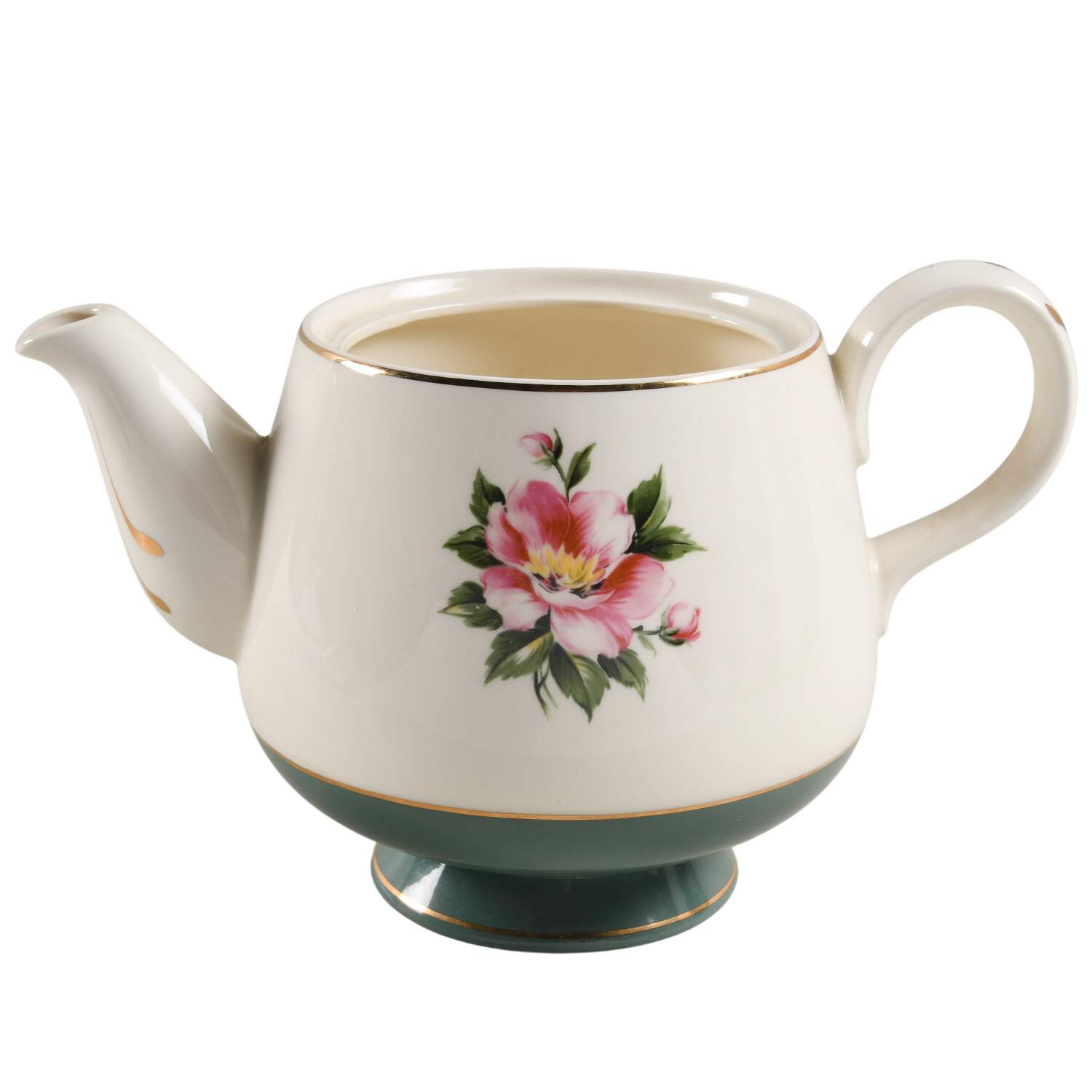 Empire Green Teapot No Lid by International-1