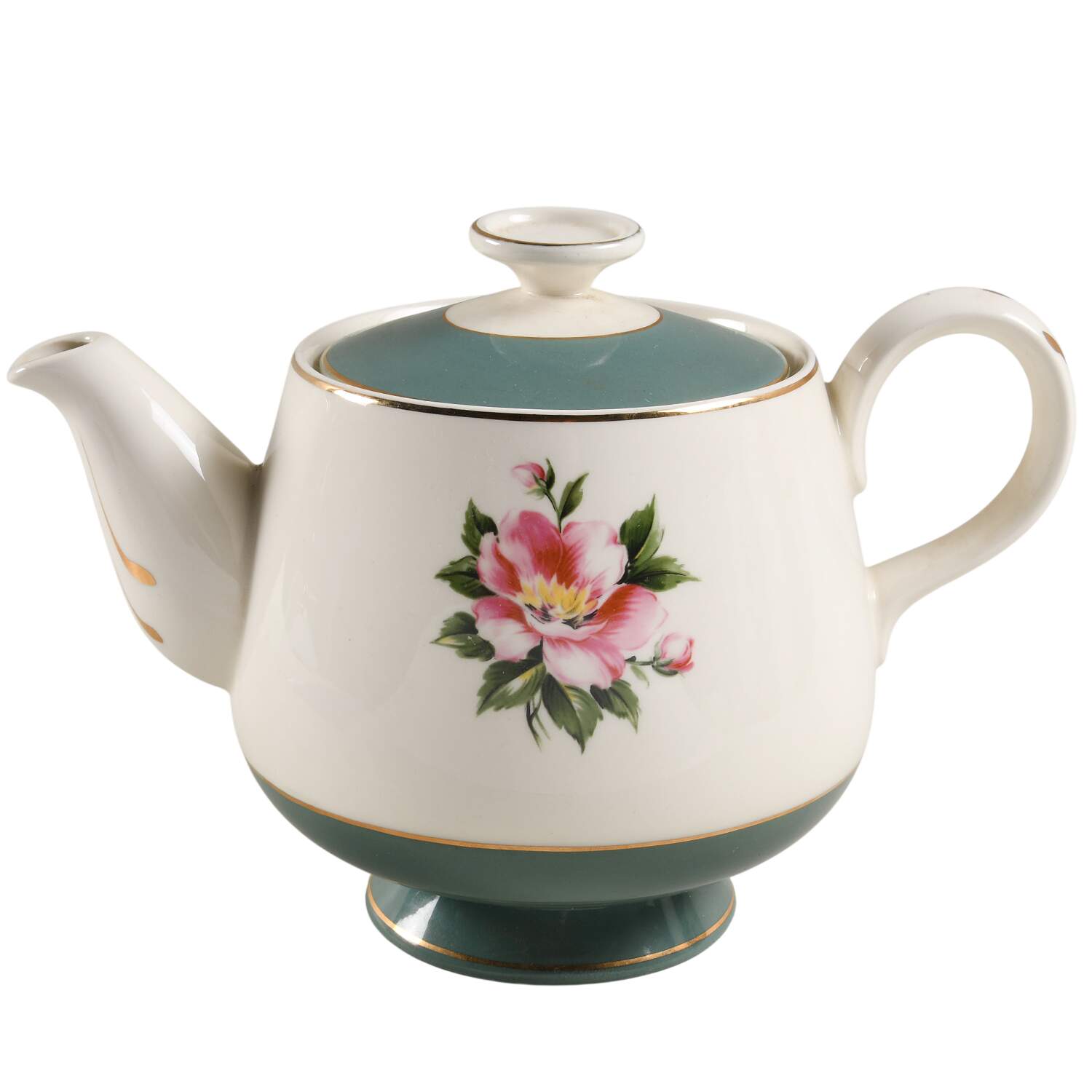 Empire Green Teapot & Lid by International-1