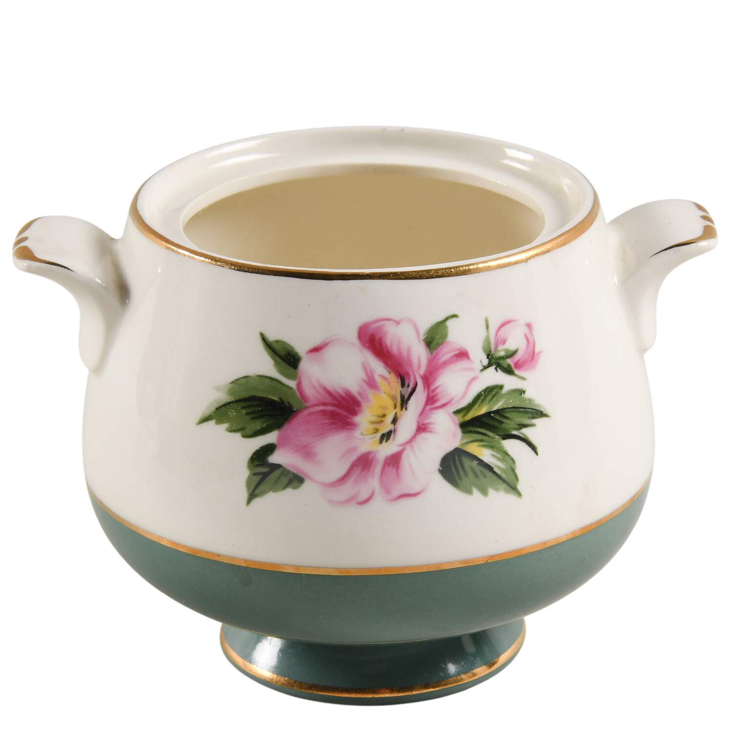Empire Green Sugar Bowl No Lid by International-1