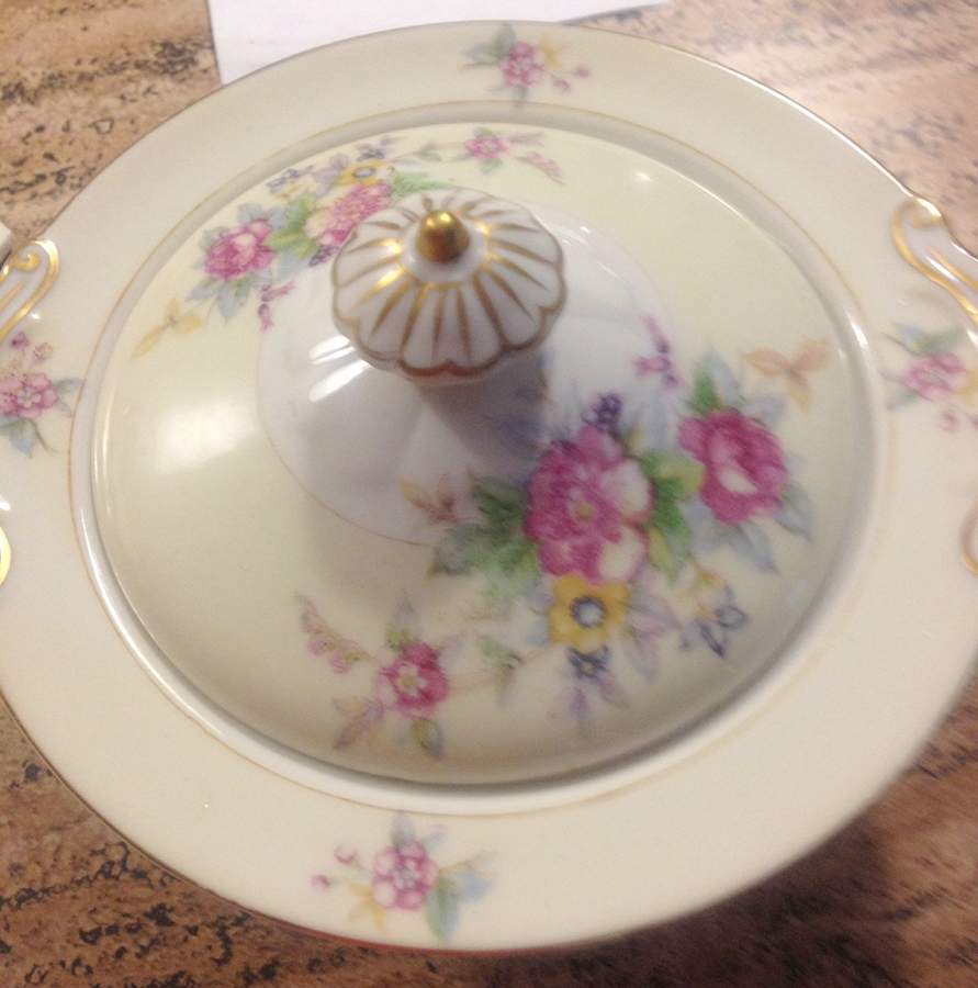 IMP76 Sugar Bowl & Lid by Imperial (Japan)-1