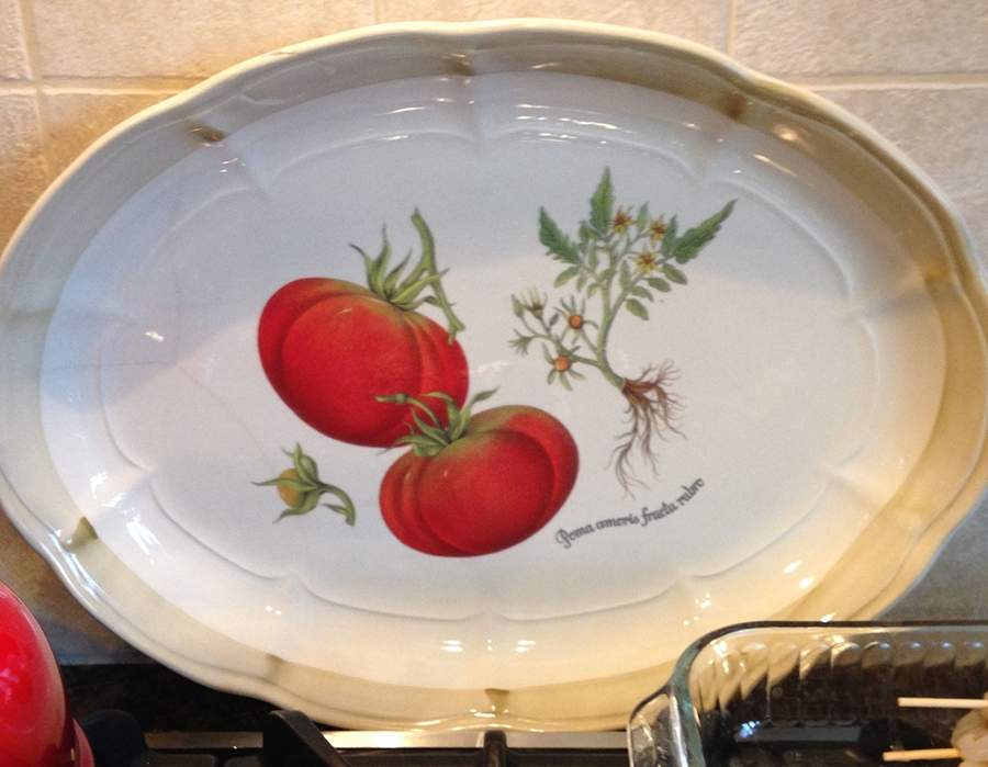 ITY410 18" Oval Serving Platter by Italy-1
