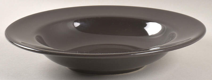 Vardagen Dark Gray 9" Soup/Pasta Bowl by Ikea China-1