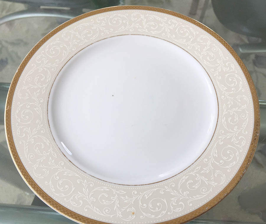 IZP1 Dinner Plate by Iris Fine Porcelain-1