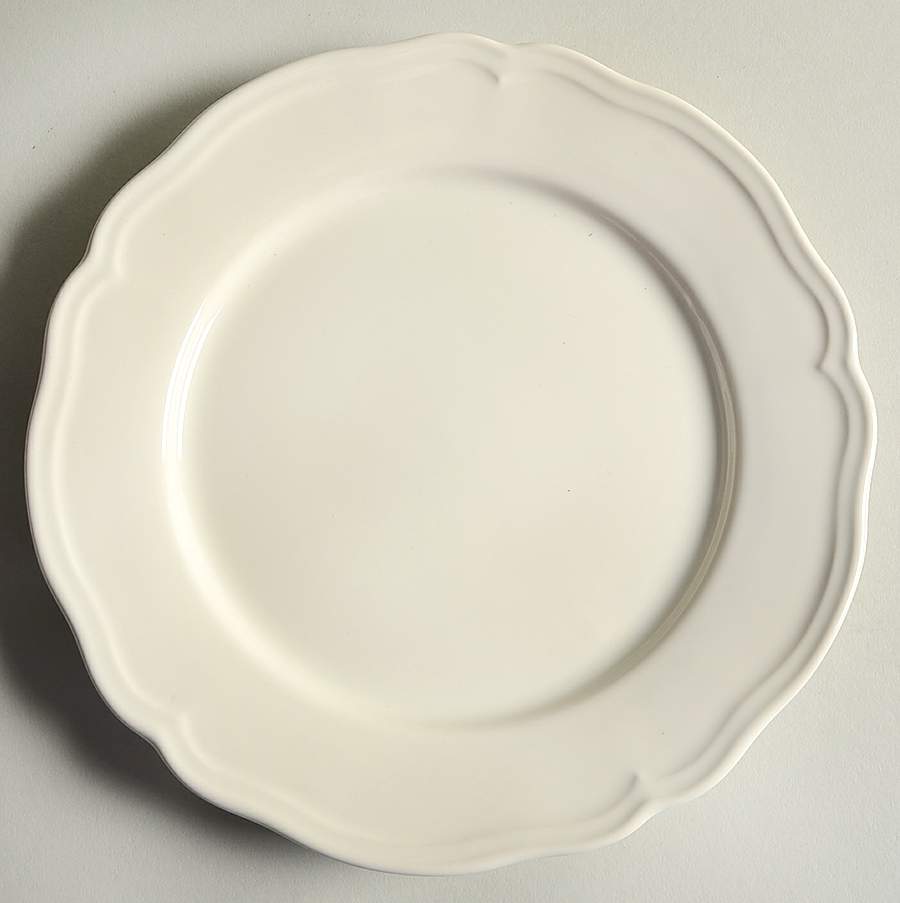 Arv Cream Salad Plate by Ikea China-1