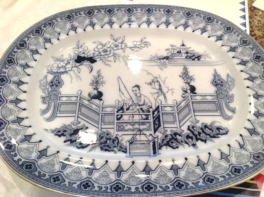 Penang 12" Oval Serving Platter by Imperial Stone-1