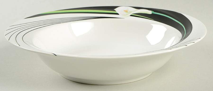 Pirouette Black Rim Soup Bowl by International-1