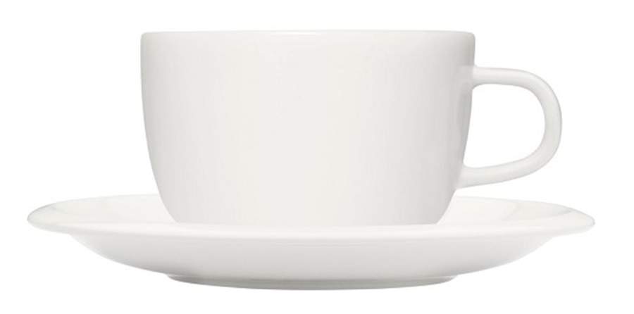 Raami Flat Cup & Saucer Set by Iittala-1