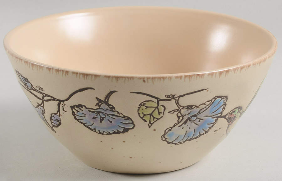 Ruby Hummingbird Soup/Cereal Bowl by In Homestylez-1