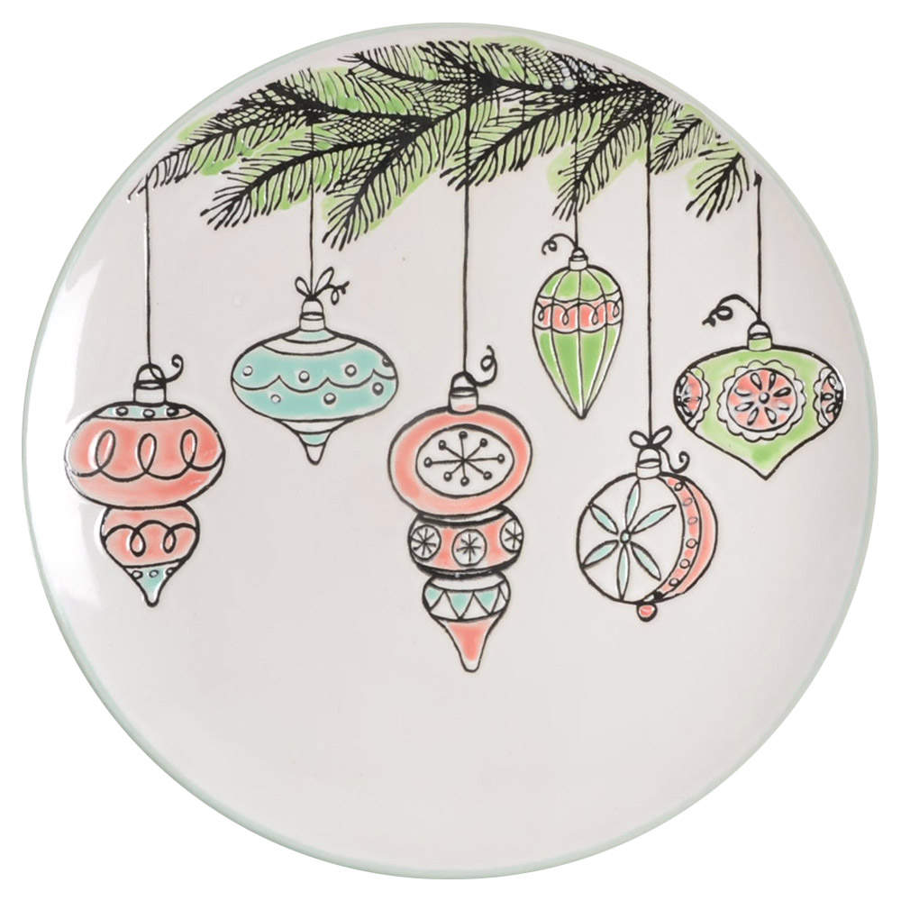 Camello Retro Ornament Dinner Plate by In Homestylez-1