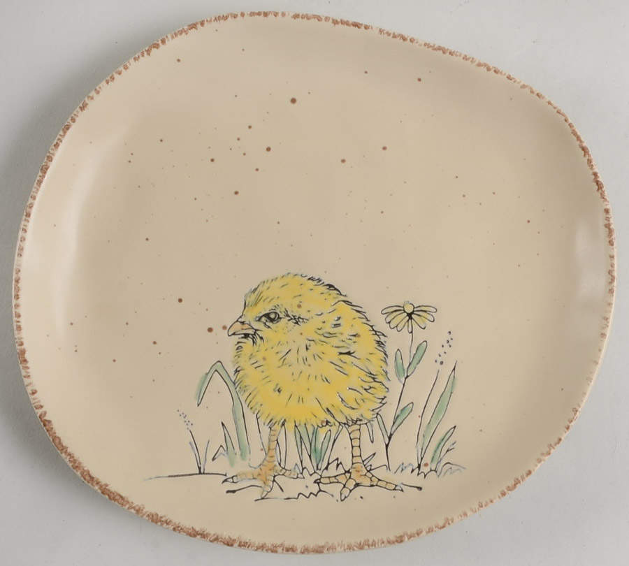 Chickadee Spring Salad Plate by In Homestylez-1
