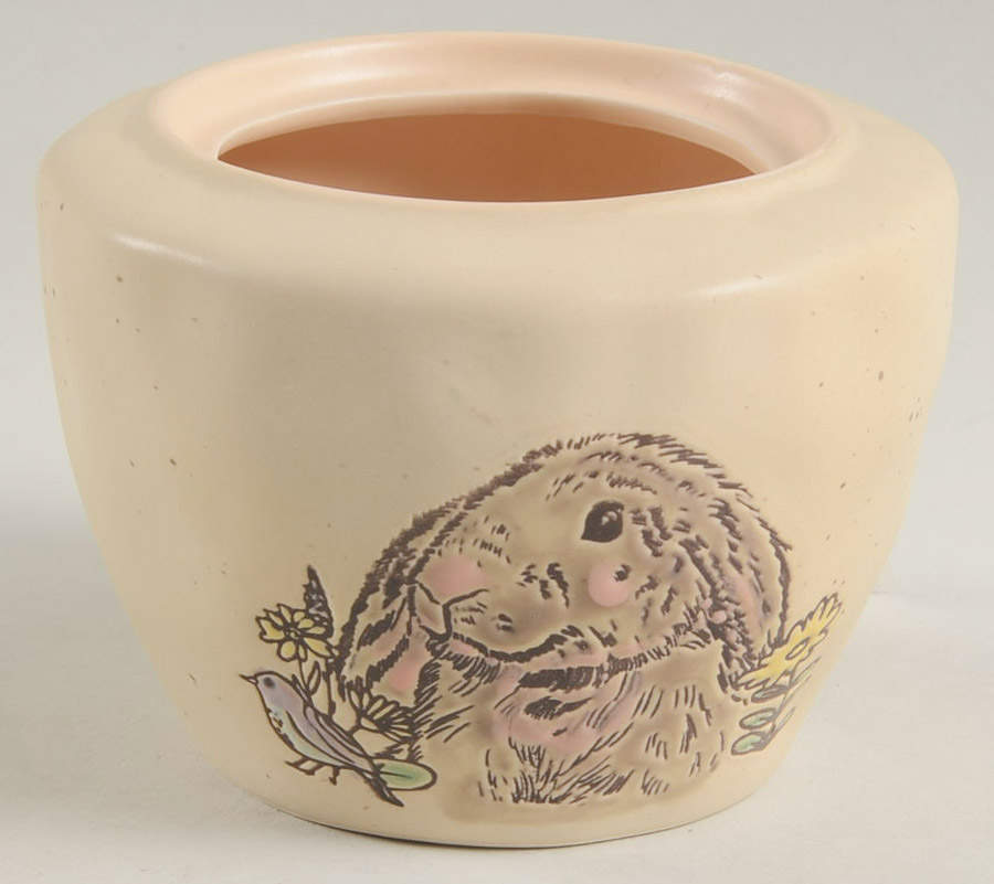 Evergreen Bunny Sugar Bowl No Lid by In Homestylez-1