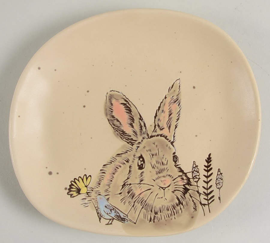 Evergreen Bunny Appetizer Plate by In Homestylez-1
