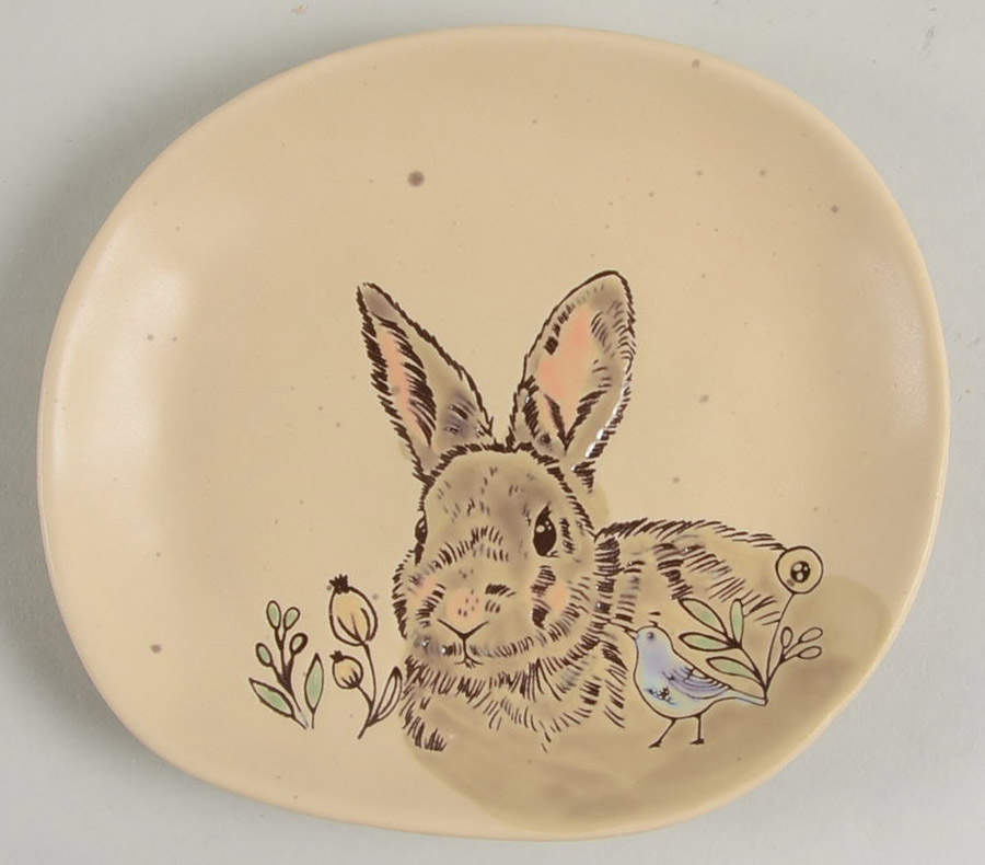 Evergreen Bunny Appetizer Plate by In Homestylez-1