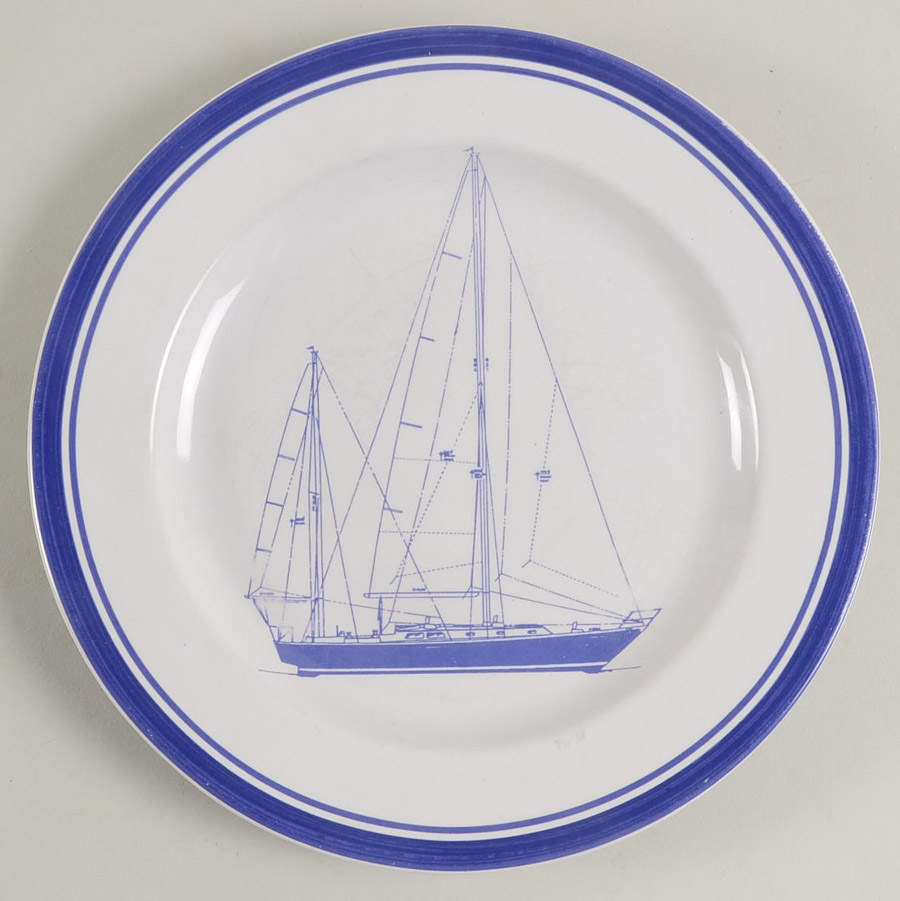 Regatta Salad Plate by Interiors (PTS)-1