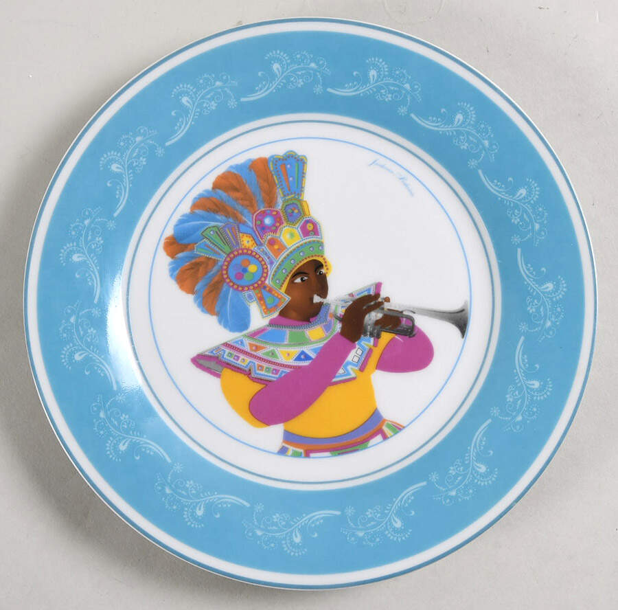 ISV2 Salad/Dessert Plate by Island Flava-1
