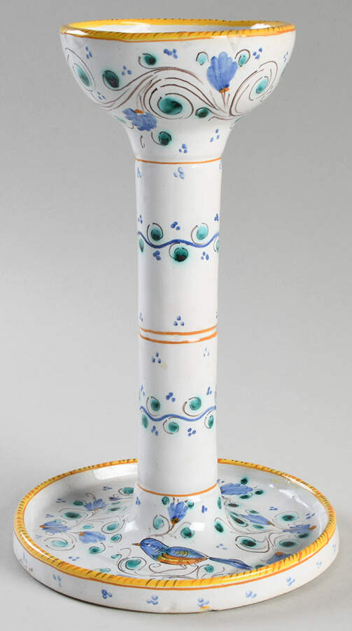 ITY447 8" Tall Candlestick by Italy-1