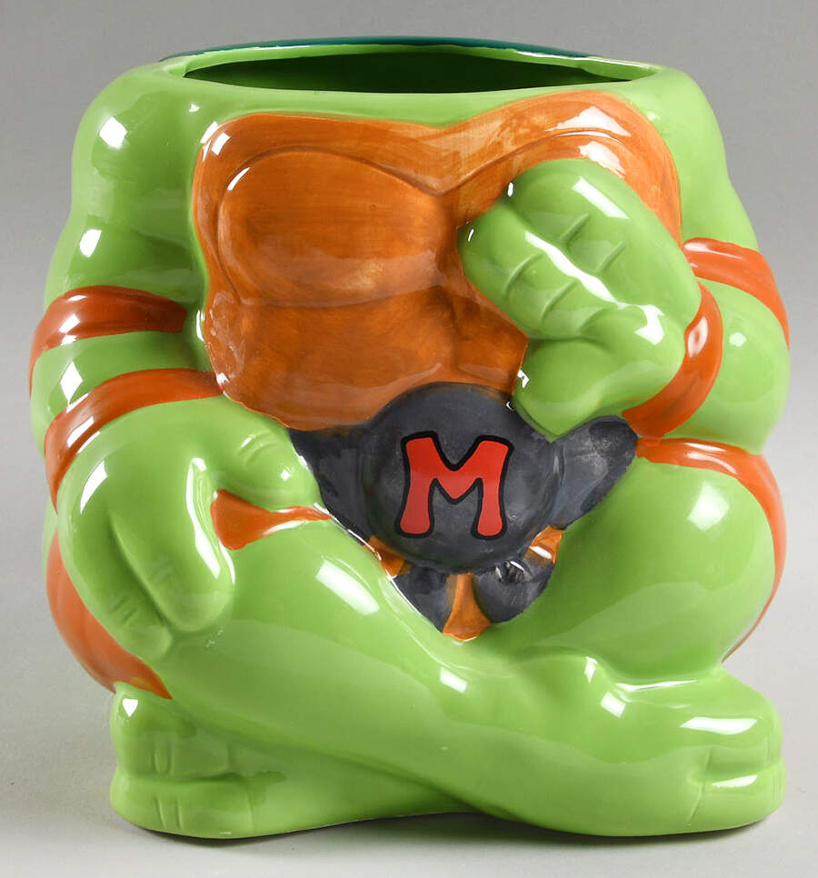 Teenage Mutant Ninja Turtles Figural Cookie Jar No Lid by International Silver-1