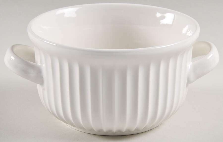Taylor Individual Handled Soup Bowl by Ivory and Stone-1