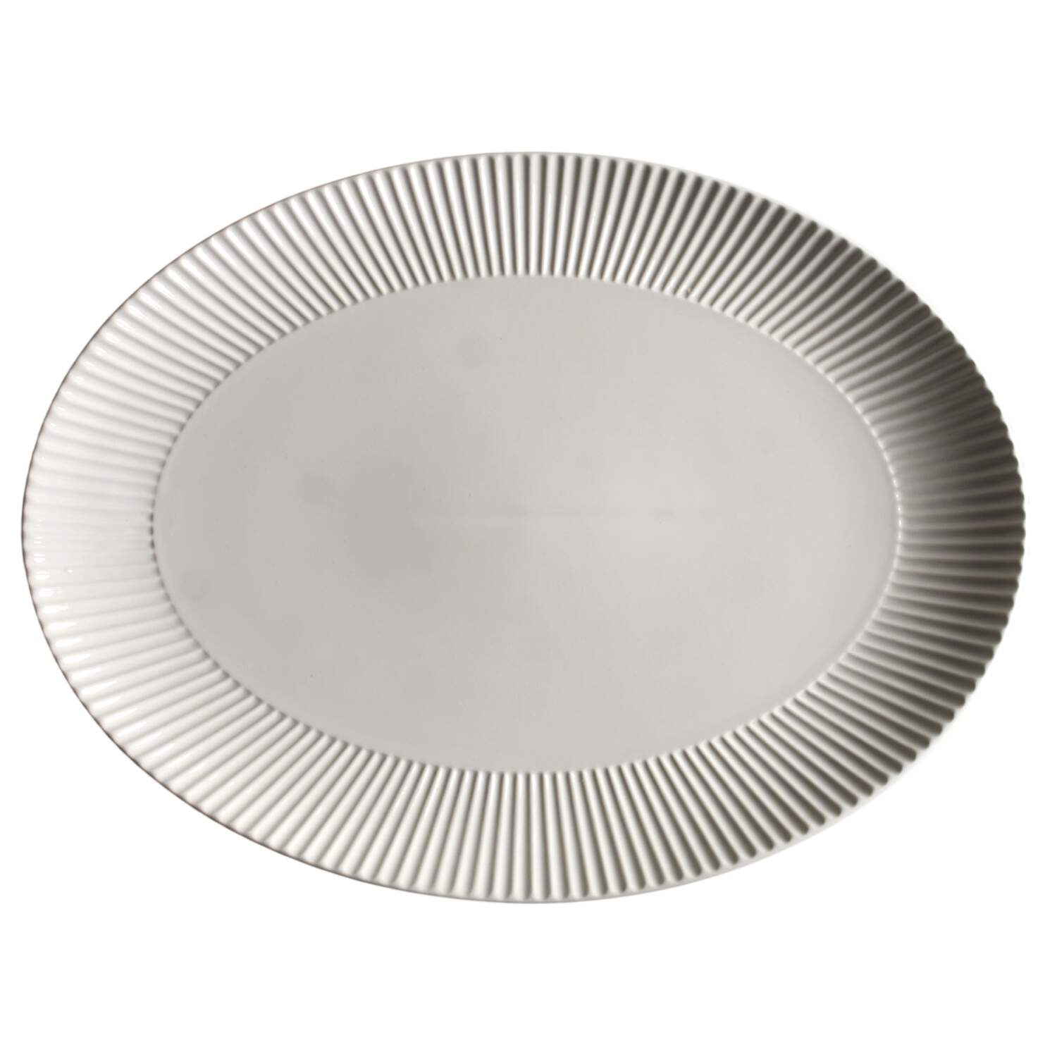 Taylor 14" Oval Serving Platter by Ivory and Stone-1