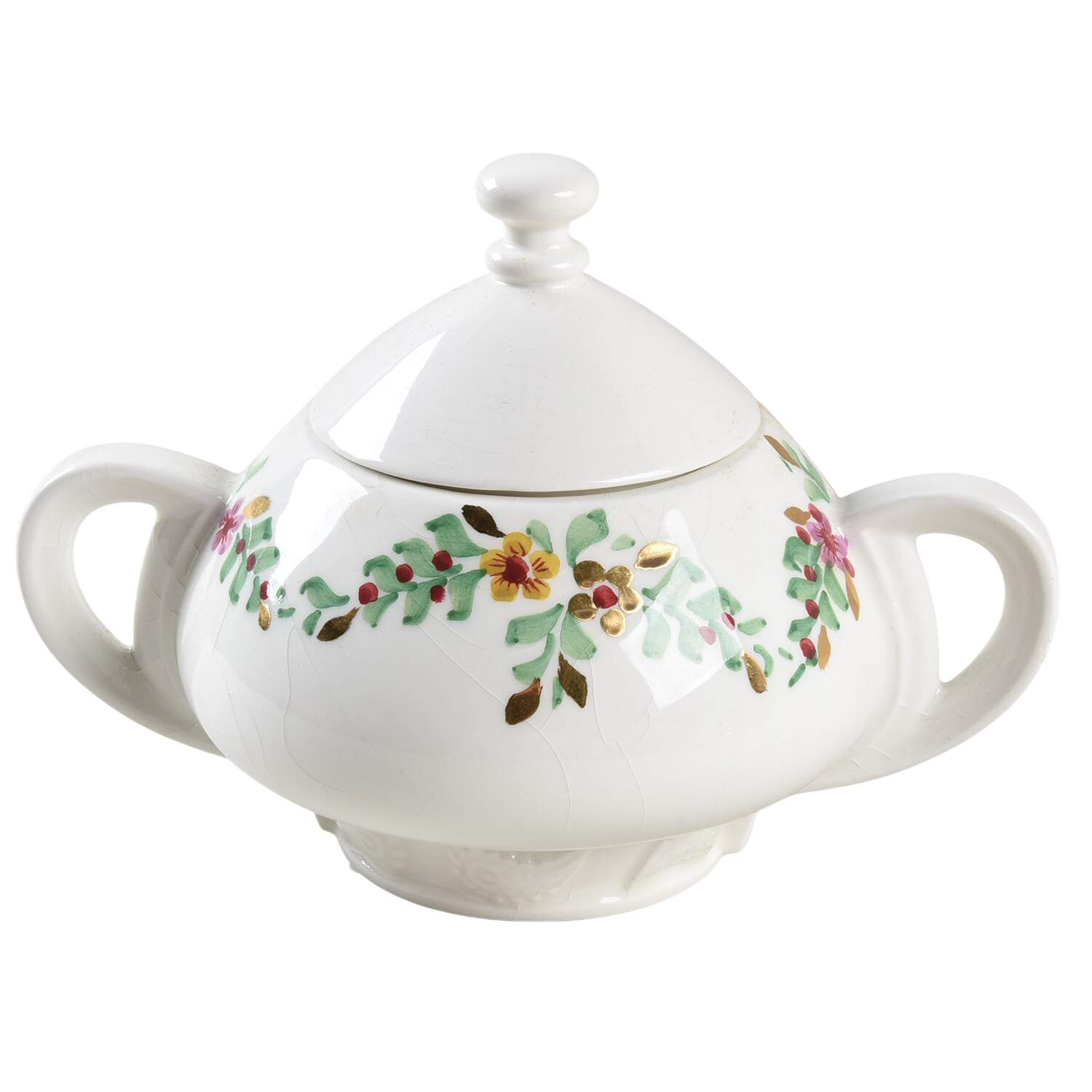 ITY459 Sugar Bowl & Lid by Italy-1