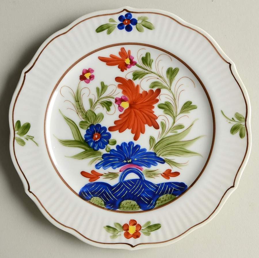 Country Festival Bread & Butter Plate by Japan-1
