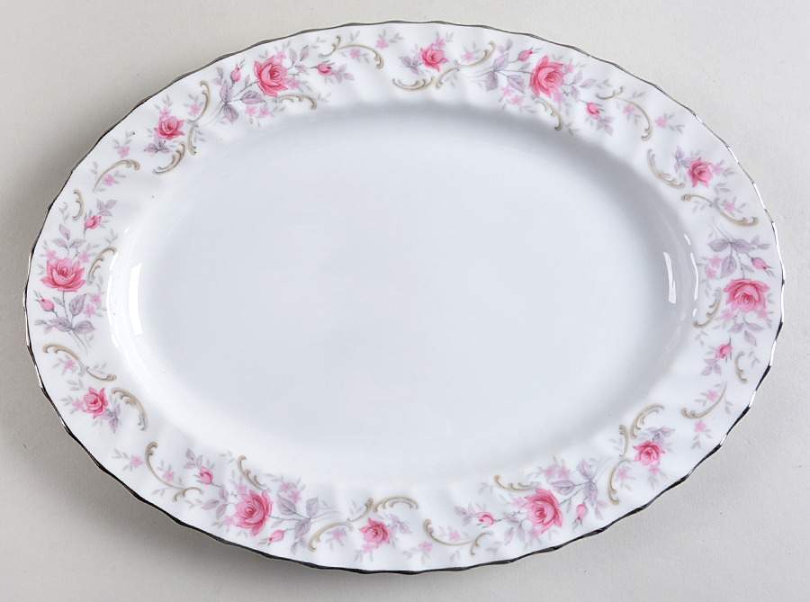 Marie 12" Oval Serving Platter by Japan-1
