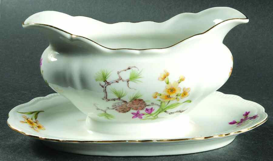 Alpine Gravy Boat with Attached Underplate by Jaeger-1
