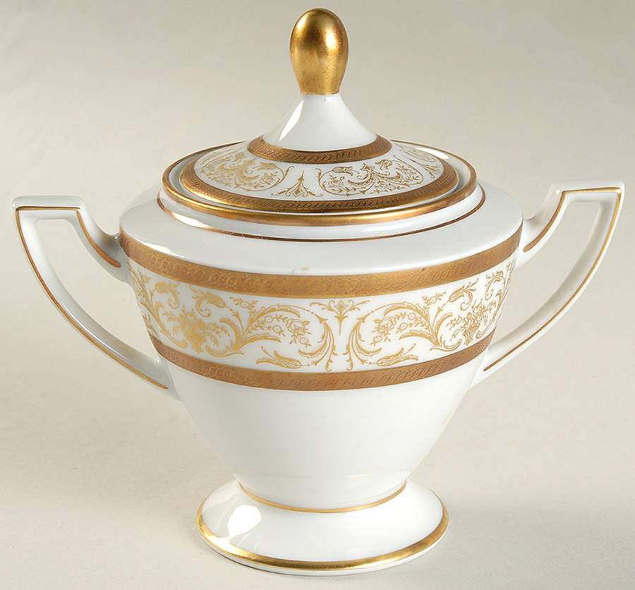 Arabesque Sugar Bowl & Lid by Jaeger-1