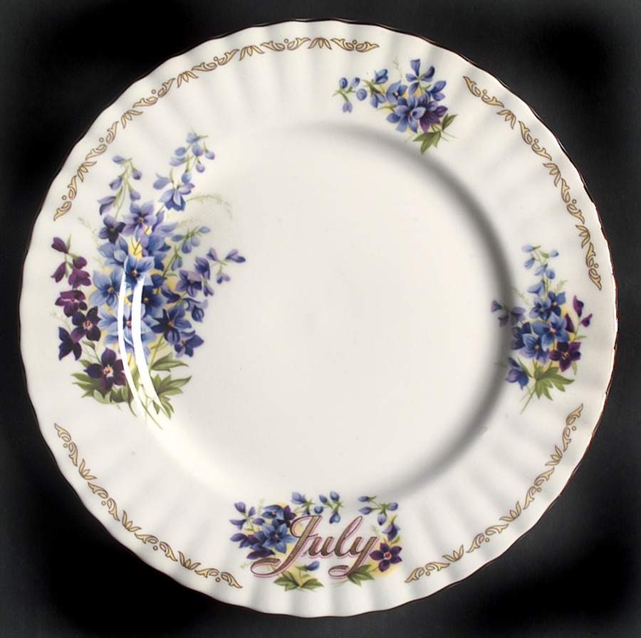Bouquet of The Month Salad Plate by Jaeger-1