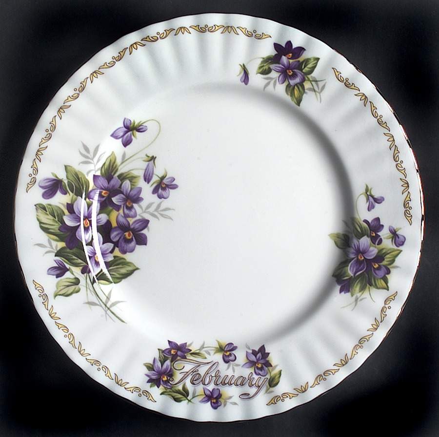 Bouquet of The Month Salad Plate by Jaeger-1