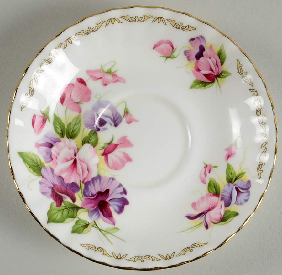 Bouquet of The Month Saucer for Footed Cup by Jaeger-1