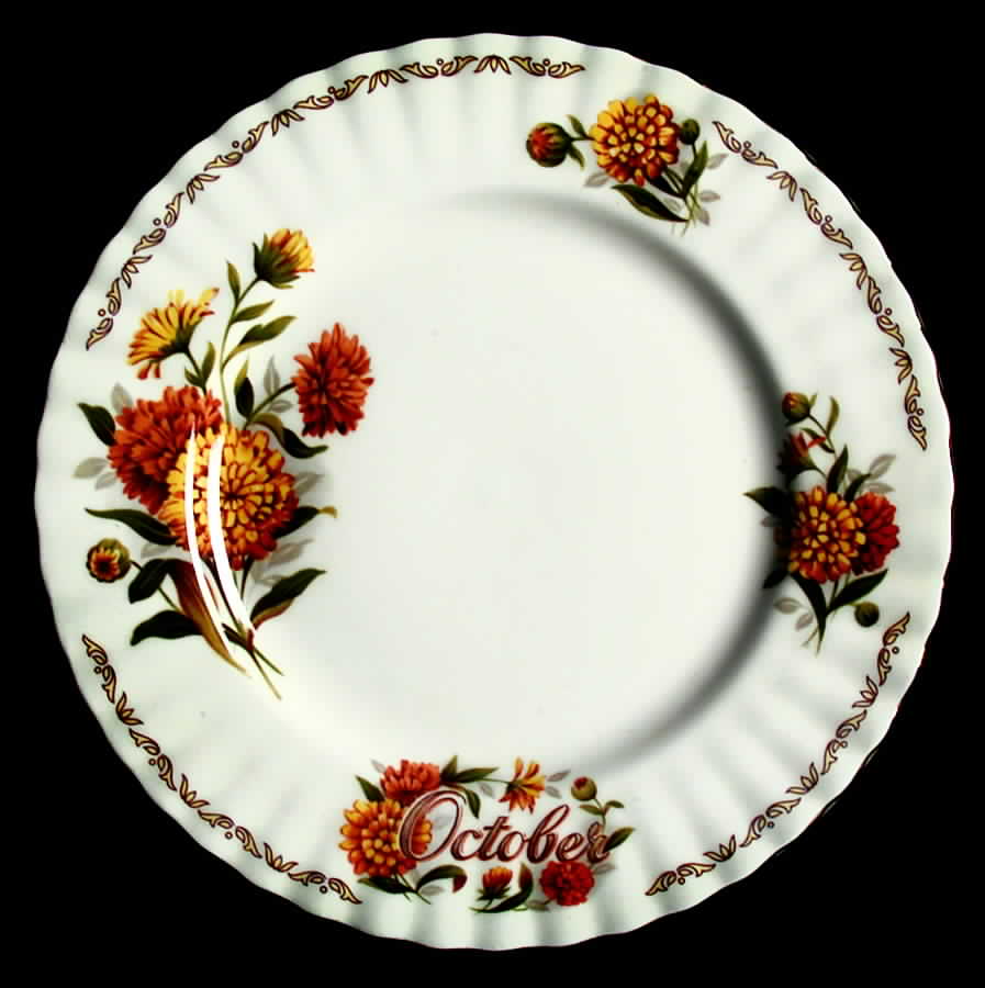 Bouquet of The Month Salad Plate by Jaeger-1