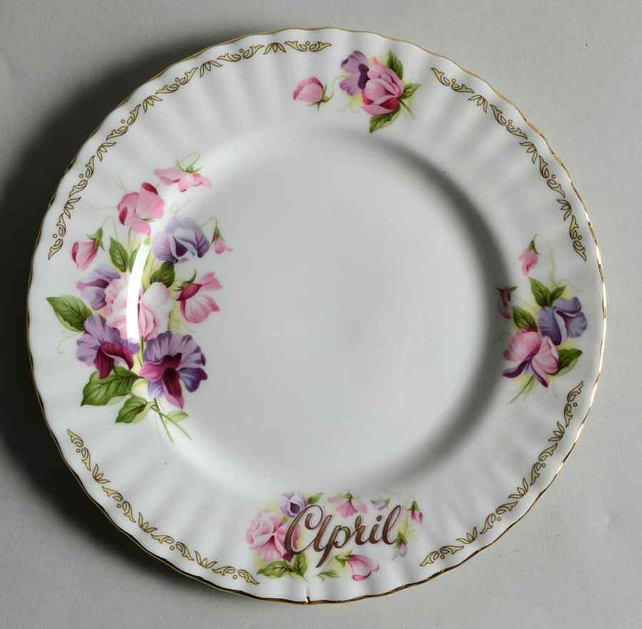 Bouquet of The Month Salad Plate by Jaeger-1